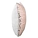 Idea up Reversible Sequins Mermaid Pillow Cases 4040cm with magic mermaid sequin (Rose Gold and White)