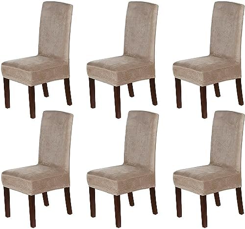 Velvet Dining Chair Covers Stretch Chair Covers for
