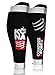 R2v2 Calf Sleeves - KONA 2016 - Running Calf - by Compressport (T3, Black)