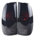 STEALTH STT0016-BS 99 07 Ford F350 Tail Light OEM FIT Black Housing / Smoke Lens