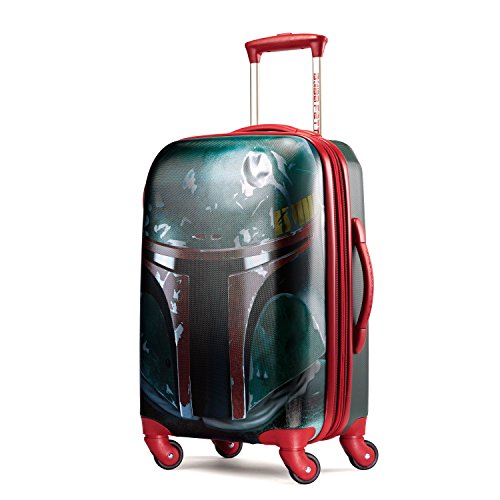 American tourister star wars hardside spinner 21, boba …