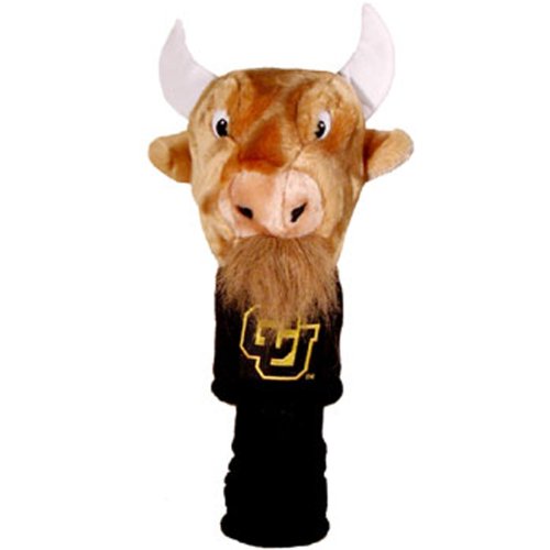 Team Golf NCAA Colorado Buffaloes Mascot Golf Club Headcover, Fits most Oversized Drivers, Extra Long Sock for Shaft Protection, Officially Licensed Product