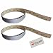 Salzmann 3M Scotchlite Reflective Sticker, High Visible Stickers, Silver, 1'' x 39'', 2 Rolls primary