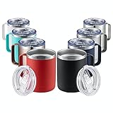 MEWAY 12oz Mix Color Mug With Handle 8 Pack