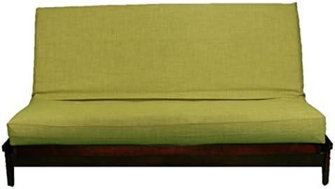 Futon Cover - Medley Parrot - Linen Texture - Handmade in USA - Twin Split Size (39" x 54")
