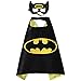 White sugar in summer Christmas Superhero Costume and Dress Up For Kids - Satin Cape and Mask (Batman)