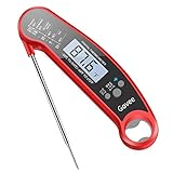 Digital Meat Thermometer, Govee Instant Read Meat Thermometer with Bottle Opener Waterproof Grill Thermometer with Calibration, Backlit Cooking Food Thermometer with USDA FDA Certificate