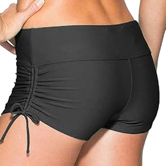 amazon women's swim boy shorts