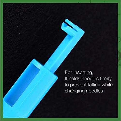 3 Pcs Household Sewing Machine Automatic Threader,Efficient Sewing Machine Threader, Quick Sewing Threader Loopers Household Sewing Machine Auto Threader Needle Changer, Holds Needles Firmly (Blue) - Thumbnail 4