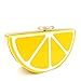 Women Acrylic Lemon-shaped Evening Bags Purses Clutch Vintage Banquet Handbag (Yellow)