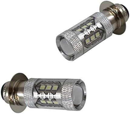 LABLT 2 Pcs H6M 8000K Ice Blue 80W LED Headlights for Yamaha Raptor 700 700R 2006 2007 2008 2009 2010 2011 2012 2013 2014 2015 2016 2017 2018