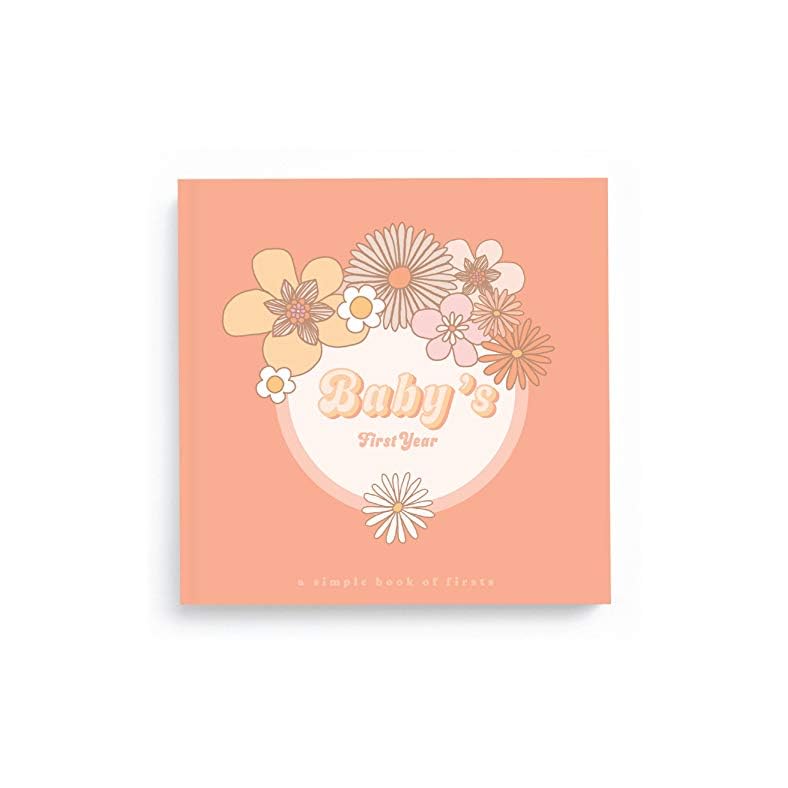 Lucy Darling Flower Child Baby Memory Book – First Year Journal Album To Capture Precious Moments – Milestone Keepsake…