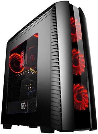 ArmYourDesk Ryzen 7 Extreme G58 VR Ready Desktop Gaming PC ( AMD Ryzen 7 1700, AMD Radeon RX580 8GB, 8GB DRR4 RAM, ASUS B350, M.2 128GB SSD + 1TB HDD, Win 10 Home Installed)