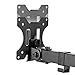 iKross Dual Monitor Desk Mount Stand with Free Stand Base / Dual-Joint Arms / Detachable VESA Plate for 13 - 27 inch LED/LCD VESA Screen