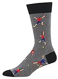 Socksmith Climbing People Heather Gray One Size