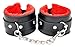 Deluxe Adjustable Furry Handcuffs and Ankle Restraint kit for the bed for BDSM bondage cosplay - By 50 Shades of play