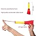 Ivenus Toys Foam Finger Rocket 6-Pack LED Rubber Band Flying Foam Slingshot Rockets -Fun Shooting Flying Games for Outdoor Fun Camping Party Gift