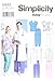 Simplicity Easy To Sew Men and Women's Scrubs and Doctor's Outfit Costume Sewing Pattern, Sizes S-L