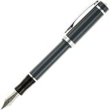 Nemosine Singularity Fountain Pen, Extra Fine German Nib, Granite Gray (NEM-SIN-06-EF)