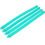 XtremepowerUS Universal Pool Cleaner Hose 1-1/2" Suction Inground Above-Ground Pool Swimming Pool Hoses Set - Turquoise Blue (4)