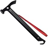 Eurmax Outdoor Hiking Camping Aluminum Multi-Function Tent Hammer Stake Remove Mallet (Black)