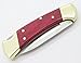 Buck 112 Ranger S30v Drop Point Cherry Handle Folding Hunter Lockback Knife Custom Buildout 112bo10 ~ BCCI Tang Stamp