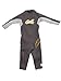 O'Neill Reactor Toddler Full Wetsuit Youth 3 Coal/Flint/Blaze Orange (4629B)