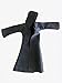 FIGLot 1/12 scale Black Fabric Robe for SH Figuarts or Hasbro Star Wars Black series 6 inch figures (Figure NOT included)