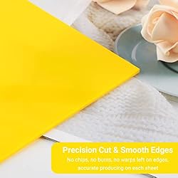 Enoin 1 pack 12x16 Inches Yellow Non Transparent