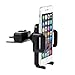 Car Phone Mount,Universal Mount Phone Holder for Car, ZSTVIVA CD Slot / Air Vent Cradle with Kickstand/One Touch Grip for iPhone 7/7 Plus, 6s/6s Plus,Galaxy S7/S7 Edge, S6/S6 Edge, and All Smartphones