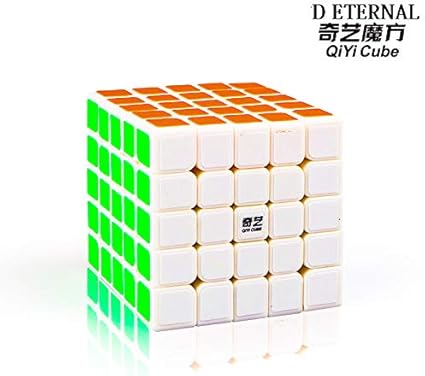 D ETERNAL QiYi QiZheng 5x5 High Speed Magic Rubiks Rubix Cube Puzzle Toys