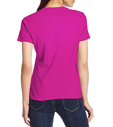 Miracle(Tm) Neon Color Athletic Wicking T Shirt - Adult Pink Womens High Visibility Shirt (XL)