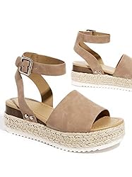 SODA Topic Casual Espadrilles Trim Rubber Sole