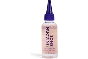 UNICORN SNOT Glitter Glue Primer | Sticky Stuff™ Peel Off Glitter Glue for Long-Lasting Perfection | Halloween Costume Makeup, Dries Clear