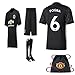 Manchester United NB Paul Pogba Lukuka 2017 2018 17 18 Kid Youth REPLICA Home, Away Jersey Kit : Shirt, Short, Socks, Bag (Pogba Away, Size 26 (9-10 Yrs Old Approx.))
