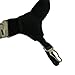 NAVADEAL Black Pin Sock Garters Mens Womens Sock Suspender Accessories