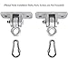 JGS Heavy Duty Swing Hangers Porch Swingset Playground Hooks Yoga 2400 lb Capacity