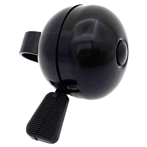ARTHEALTH Bike Bell Aluminum Alloy Bicycle Bell Apple Loud Sound Handlebars Safety Horn Bike Ring For Cycling Bicycle Horn Mountain Bike Black - Thumbnail 5