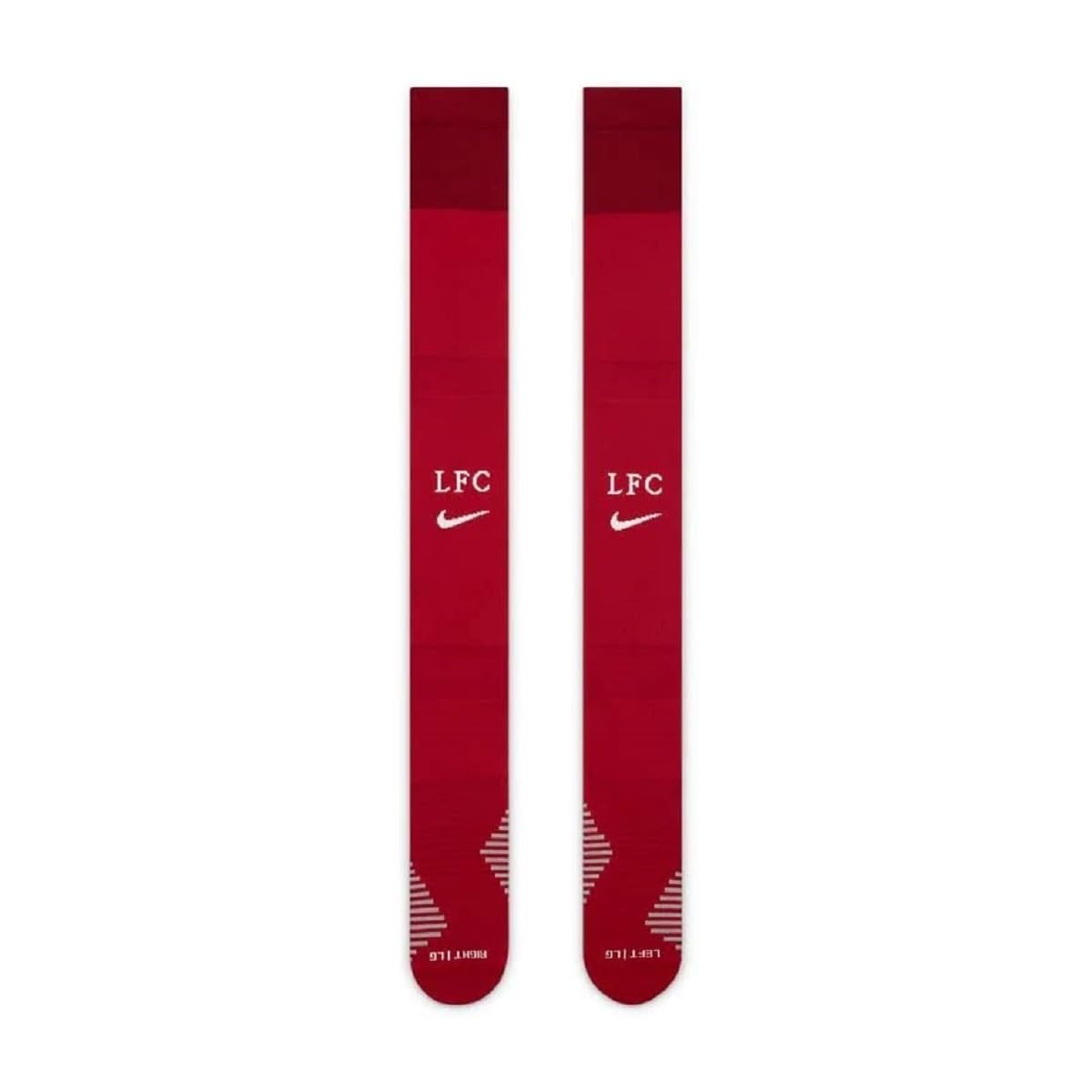 NIKE Liverpool Football Club DJ8361 Season 2022/23 Official Home Unisex Socks, TOUGH RED/TEAM RED/WHITE, L (8 - 11)