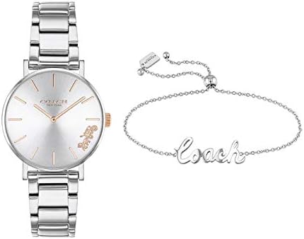 [コーチ]COACH レディース 時計＆アクセサリー付 BOXセット ペリー シルバー ブレスレット 14000063 腕時計 [並行輸入品]