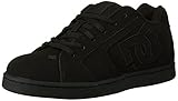 DC Men's Net Lace-Up Shoe, Black/Black/Black, 12 M US