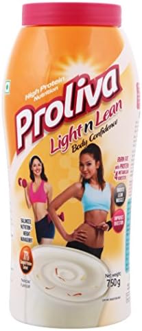 Proliva Light n Lean Protein Powder Health Supplement, Thandai - 750 grams