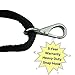EZ-Xtend Premium Pontoon Boat Accessories Adjustable Bimini Top Strap with Double Snap Hook Stainless Steel Boat Bimini Top Hardware, Pontoon Canopy Replacement Straps (Package of 1, Black 36