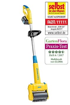 GLORIA MultiBrush speedcontrol li-on AKKU, inkl. Steinbürste und Fugenbürste