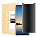 Galaxy Note 8 Screen Protector, Arhensive Privacy [Case Friendly] [Anti-Spy] [3D Curved] Tempered Glass Screen Protector for Samsung Galaxy Note 8 with Lifetime Replacement Warranty