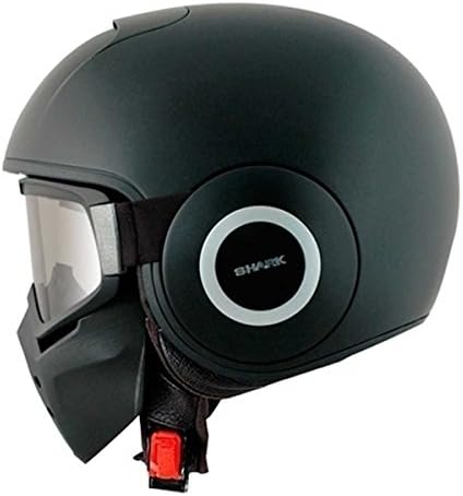 Shark Raw Blank Mat Helmet-Matt Black-L