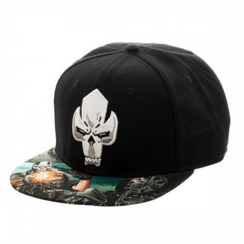 BIOWORLD Marvel Crossbones Sublimated Snapback Cap
