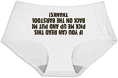 If You Can Read This Pick Me Up And Put Me Back On The Barstool Thanks Women's Seamless Ice Silk Sexy Full Coverage Panties