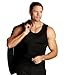 3 Pack Insta Slim Men's Black Firming Compression Muscle Tank Shirt (XL)