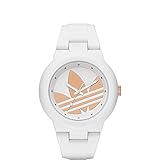 adidas Women's 'Aberdeen' Quartz Plastic and Silicone Casual Watch, Color:White (Model: ADH9085)